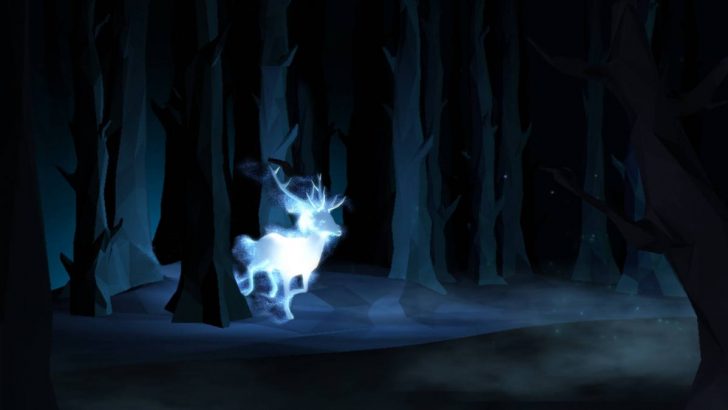 the deer Patronus from the Harry Potter Fan Club