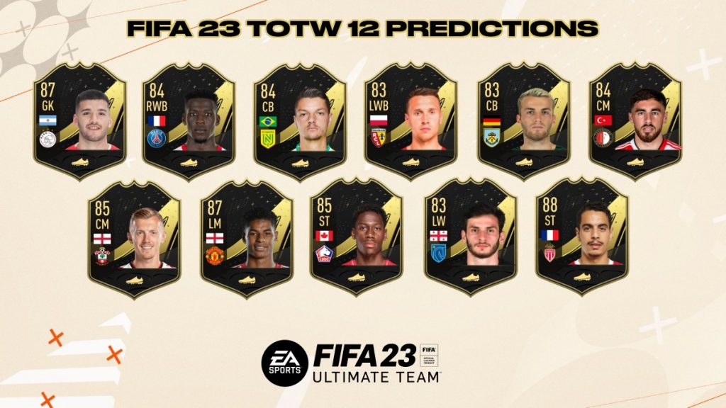 FIFA 23 TOTW 12 Prediction Starting XI