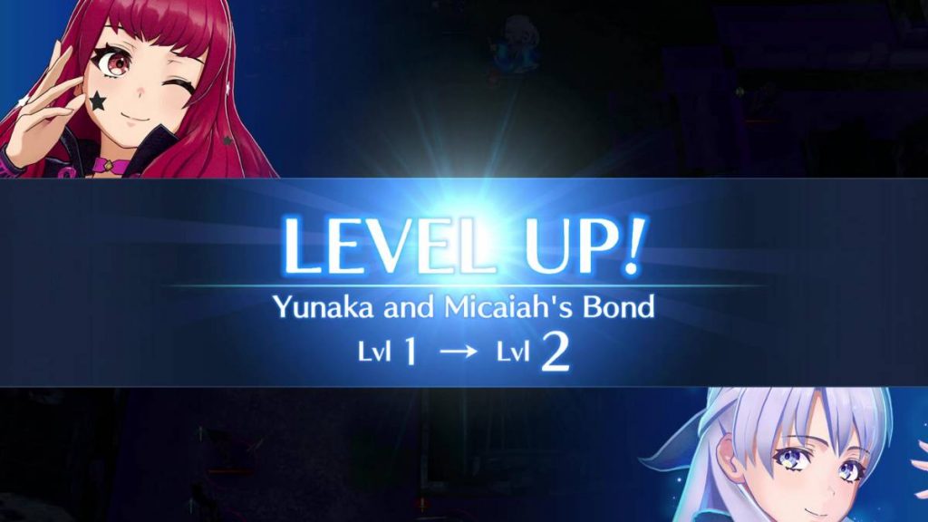 Bond level increasing between Yunaka and Micaiah in Fire Emblem Engage