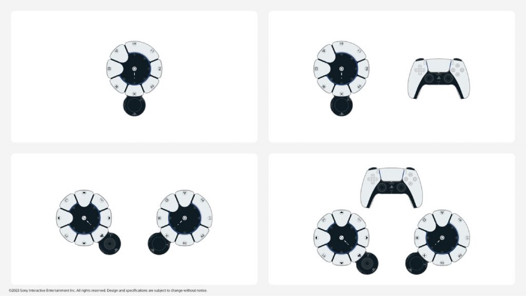 Different configurations of controllers for Project Leonardo