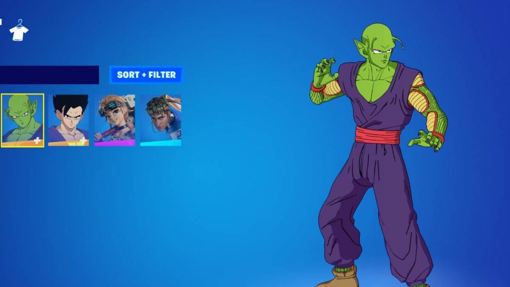 the Piccolo outfit in Fortnite