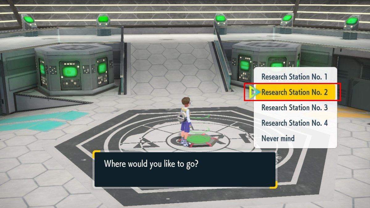 Research Station 2 Pokemon Scarlet Violet