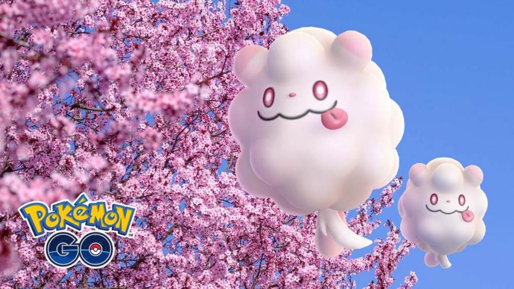 Swirlix Cherry Blossom Pokemon GO