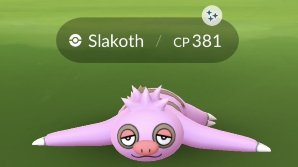 Catch Shiny Slakoth Pokemon GO