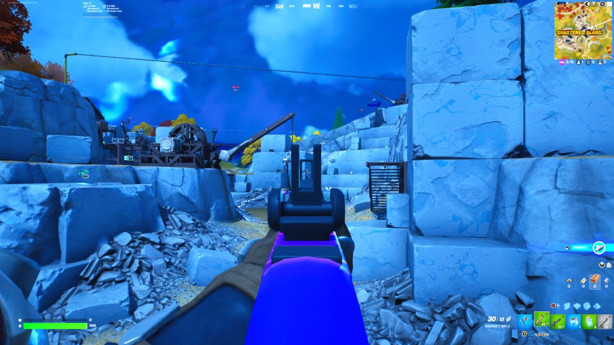 Fortnite in first-person mode