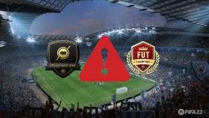 FIFA 23 Division Rivals and Champs not working
