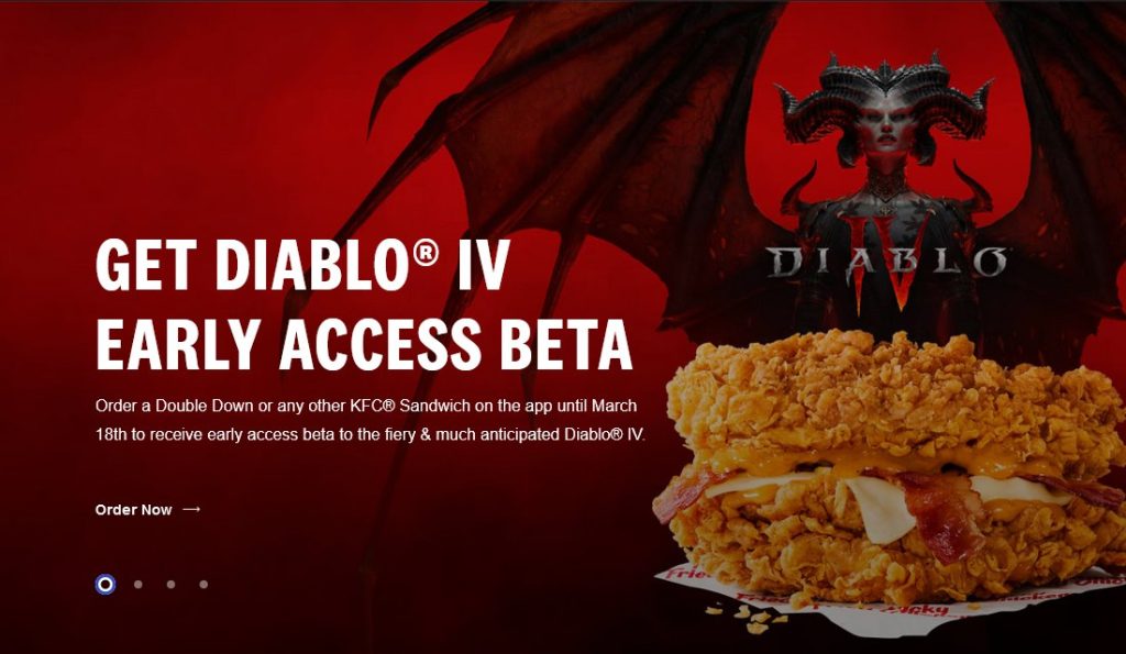 Diablo 4 Early Access Beta at KFC