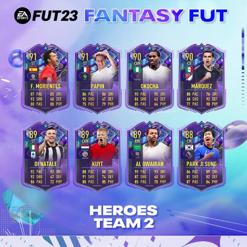 Fantasy FUT Heroes Team 2