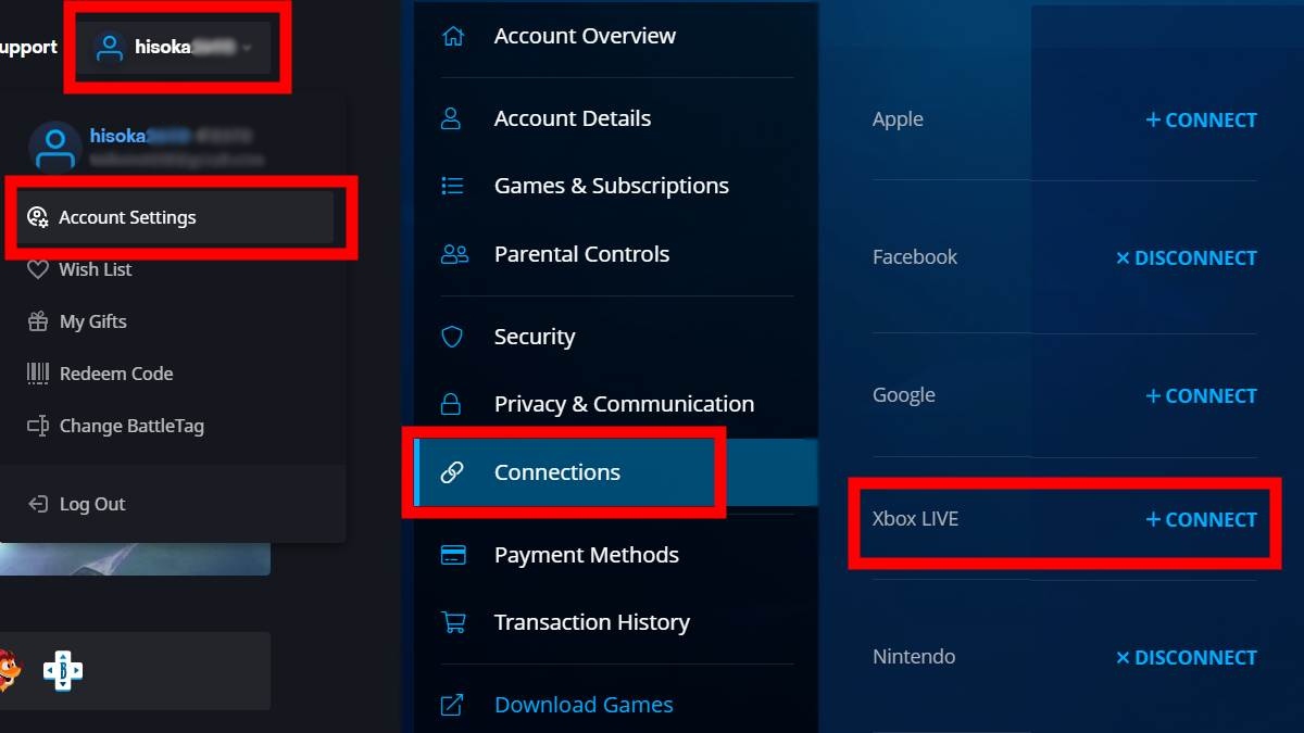 a guide to linking your Battle.net and console accounts