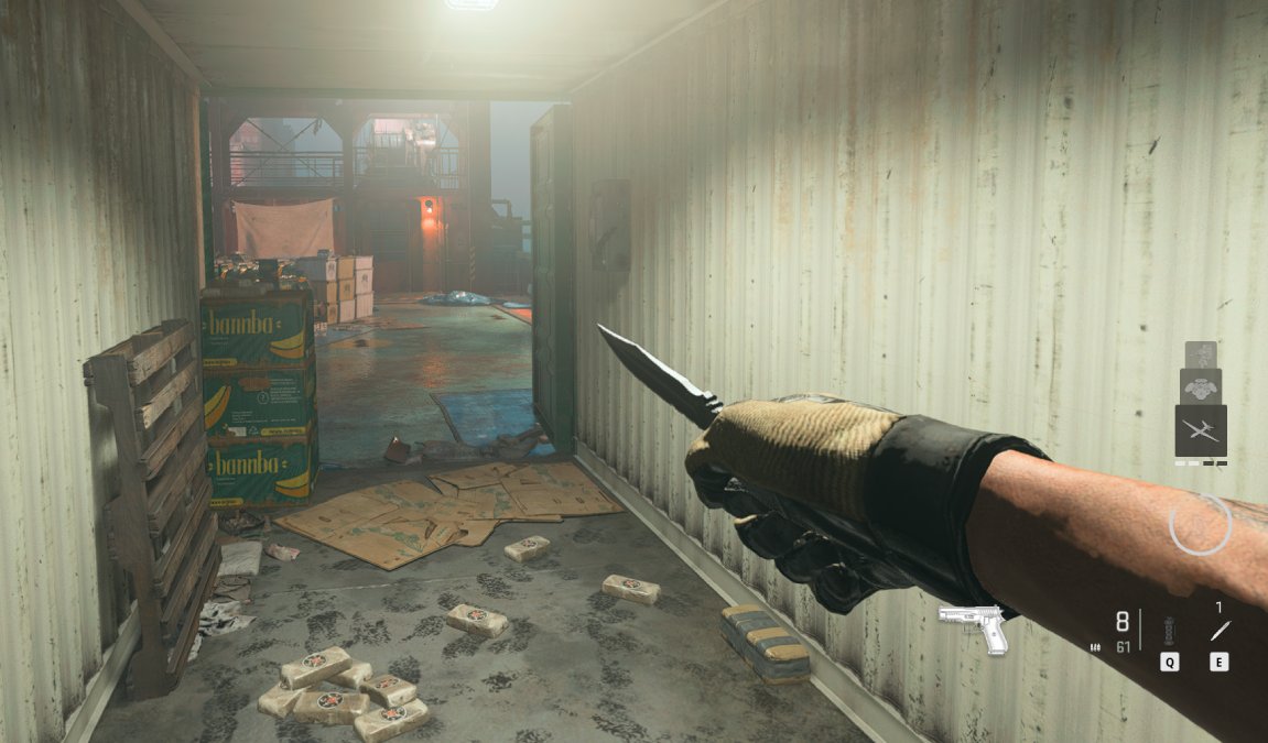 Melee Throwing Knife in MW2