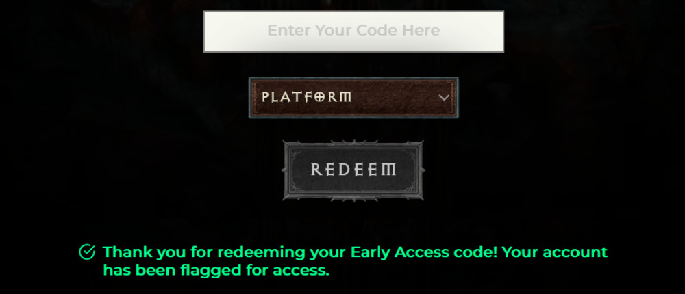 Where to Redeem Diablo 4 Beta Code