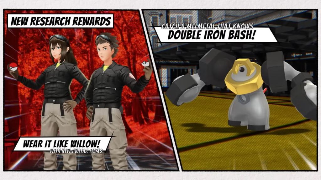 Willow's Wardrobe Research rewards Pokemon GO