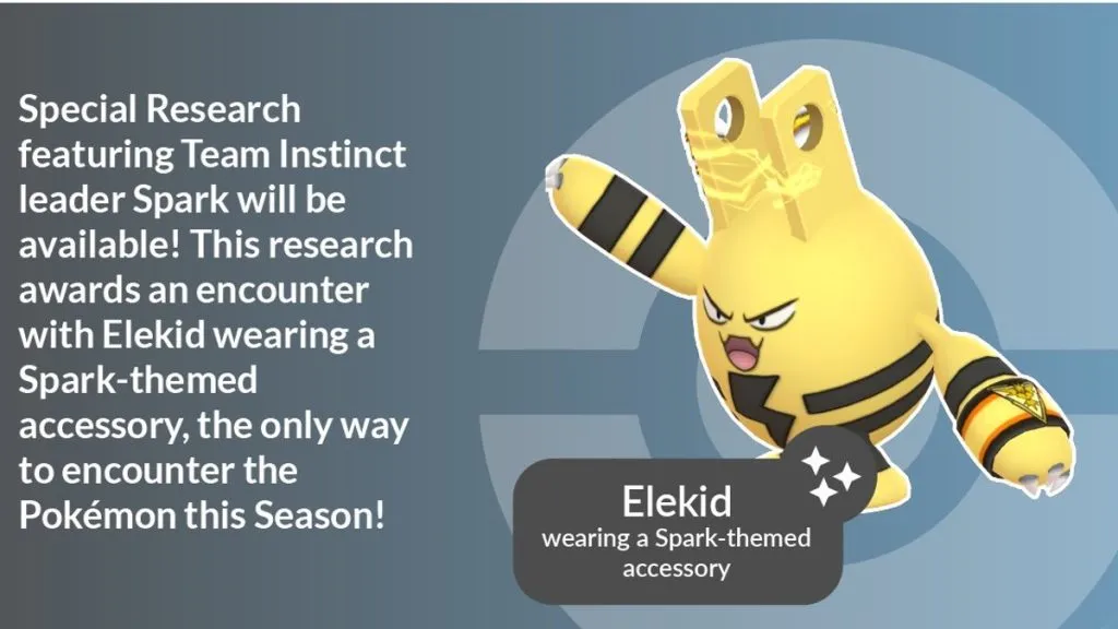 Elekid Special Research Pokemon GO