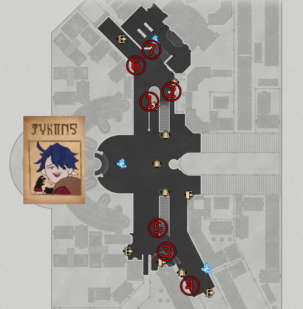 Honkai Star Rail All Wanted Posters Locations Map