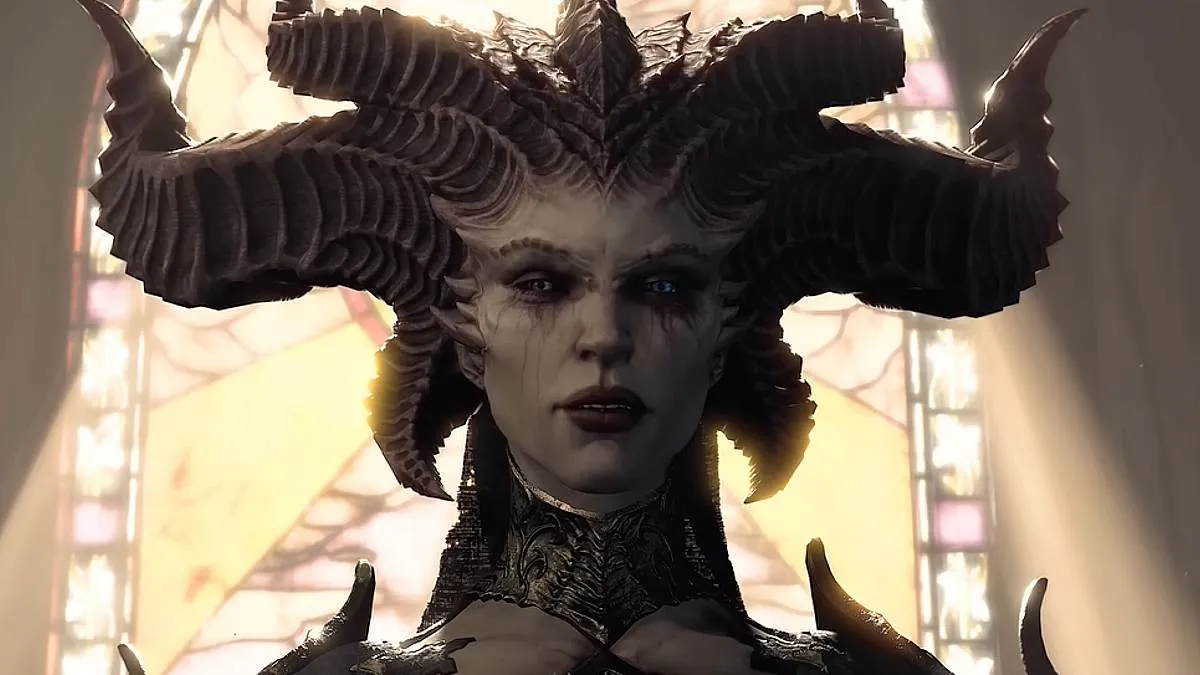Lilith in the church in Diablo 4