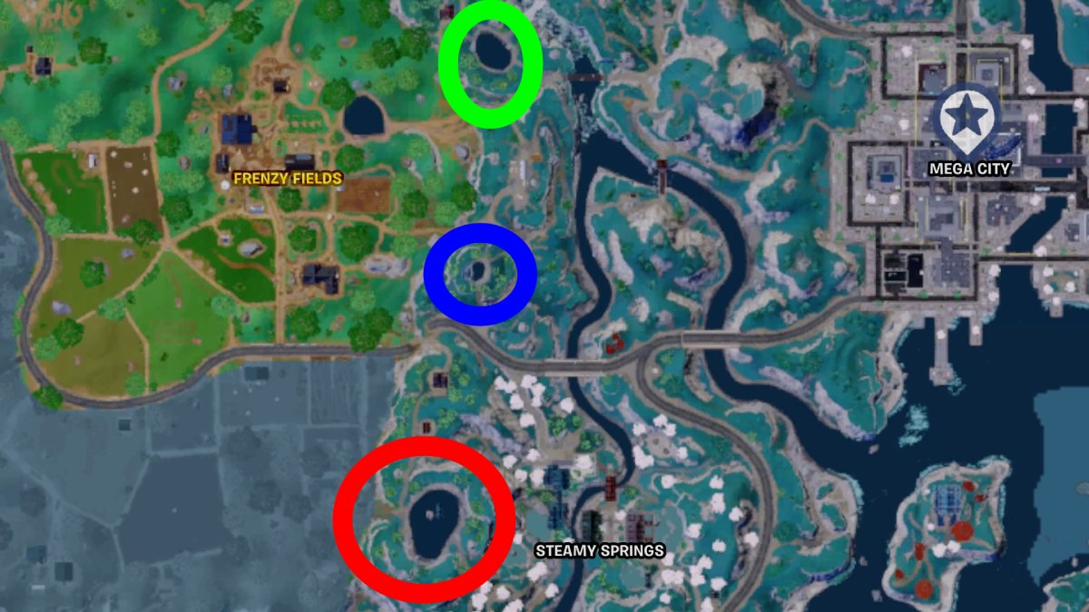 Lily pad locations fortnite