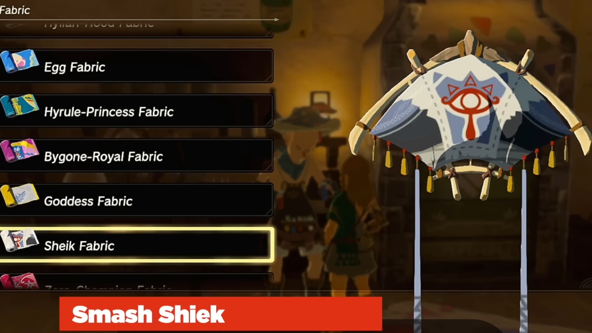 Sheik Fabric Paraglider Zelda Tears of the Kingdom