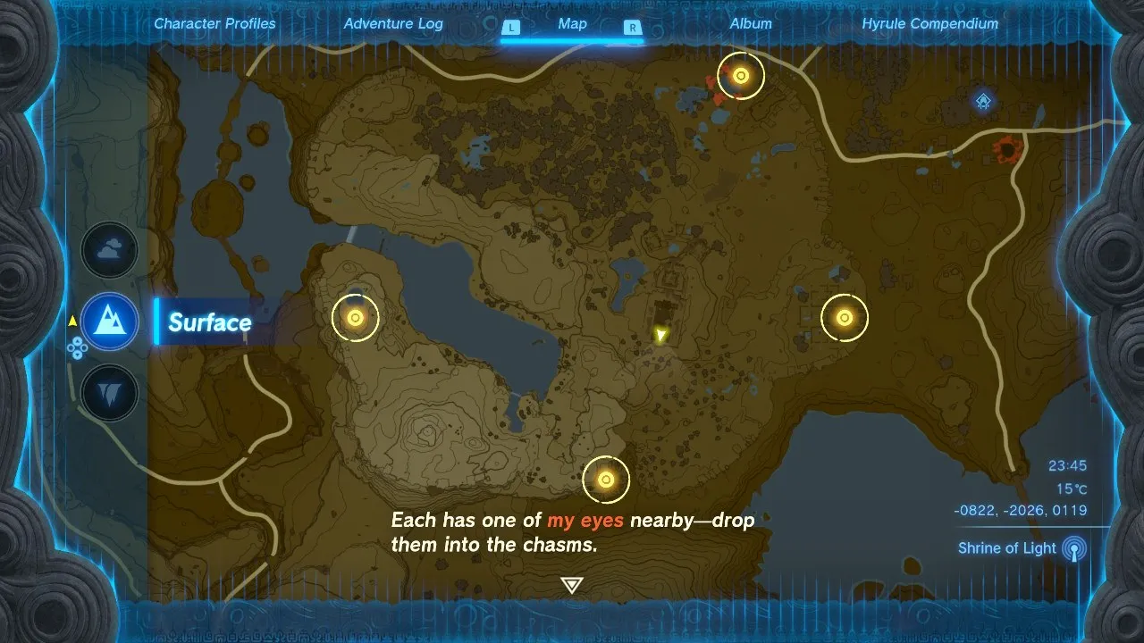 All 4 Bargainer Eye Locations 'A Call From the Depths' Zelda TOTK