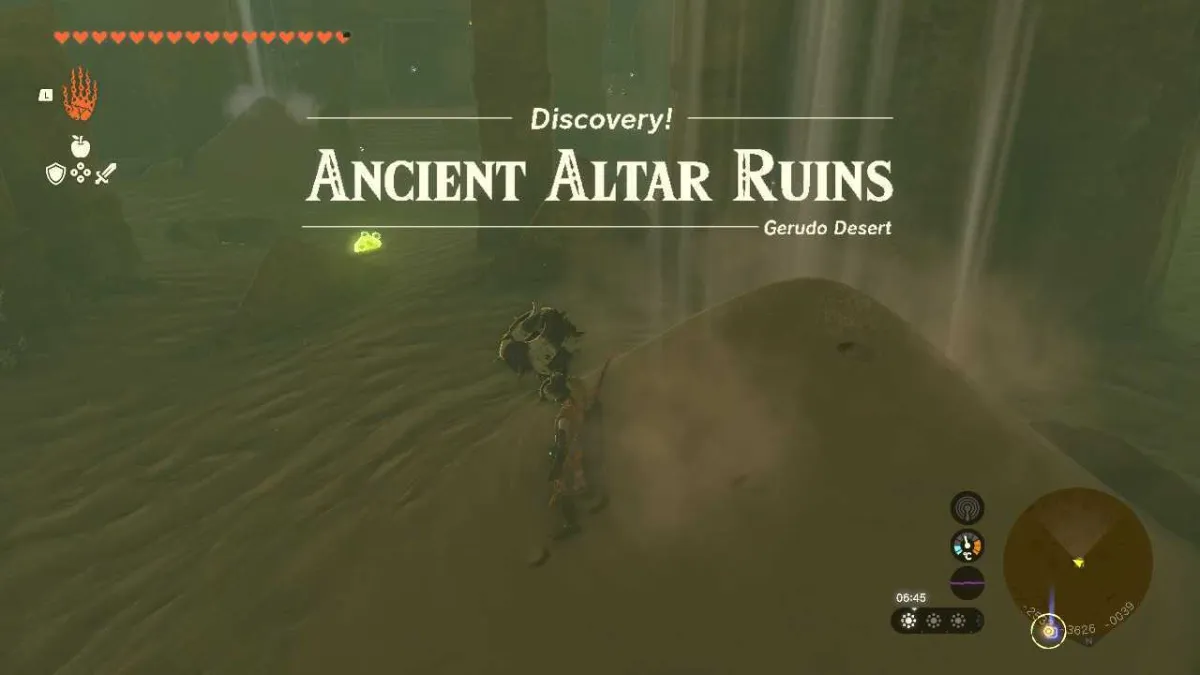 Ancient Altar Ruins Zelda TOTK