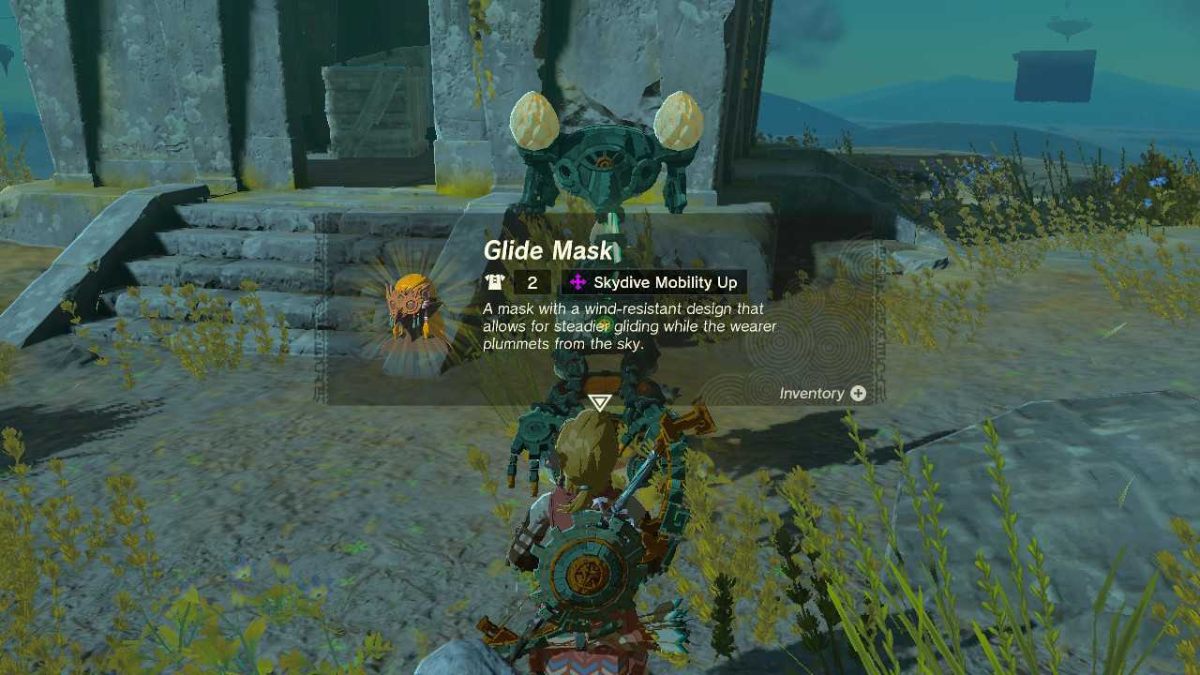 Glide Mask in Zelda TOTK