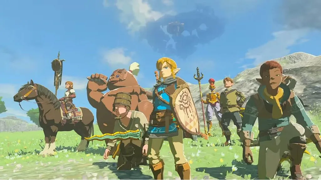 Link wearing the Champion's Leather armor in the TOTK trailer