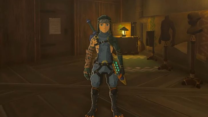The Froggy Armor set in TOTK