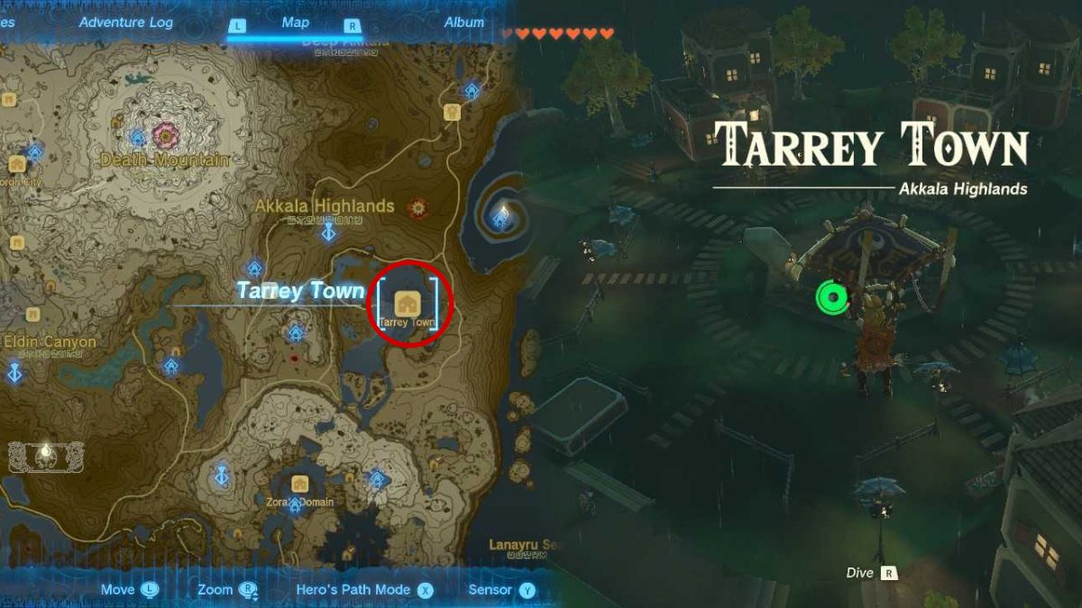 How to Get to Tarrey Town in Zelda TOTK