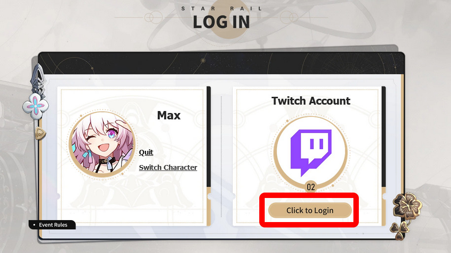 How to Link Twitch to Honkai Star Rail HoYoverse Account
