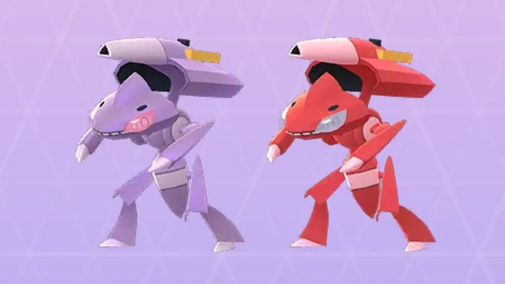 Normal and Shiny Genesect Pokemon GO