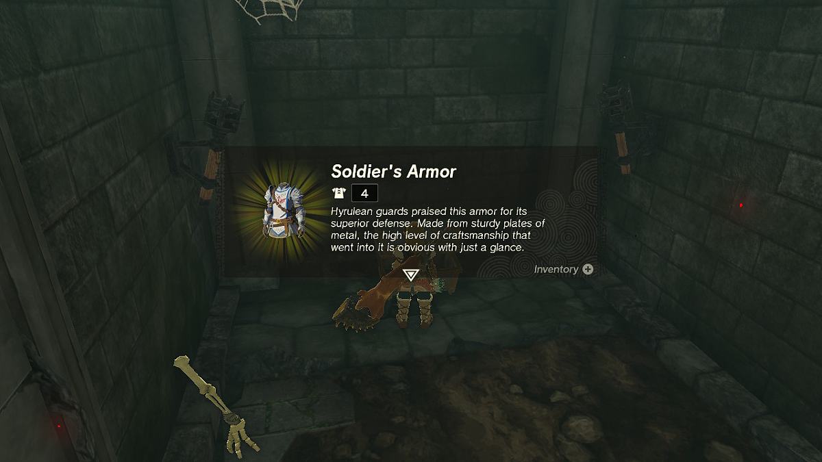 The Soldier's Armor in TOTK