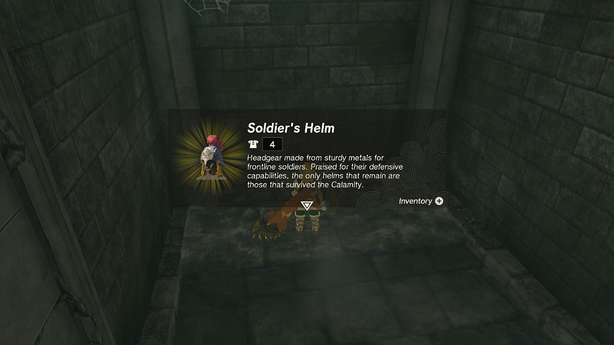 The Soldier's Helm in TOTK
