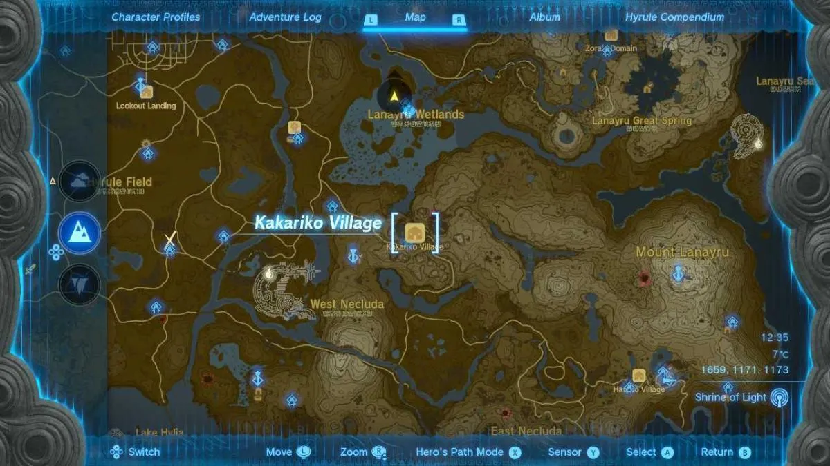 Where to Find Kakariko Village in Zelda TOTK