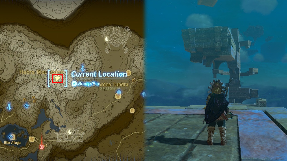 Wind Temple Location and Map The Legend of Zelda Tears of the Kingdom