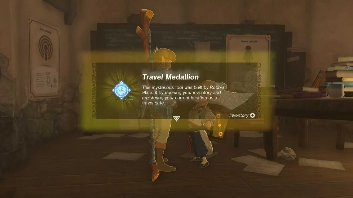 Zelda TOTK Travel Medallion