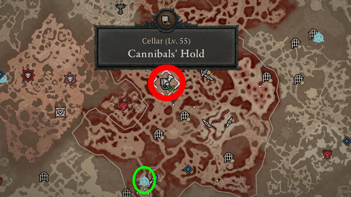 Cannibals' Hold Location Diablo 4