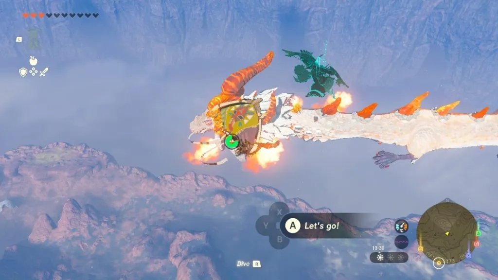 Dinraal Dragon Zelda TOTK