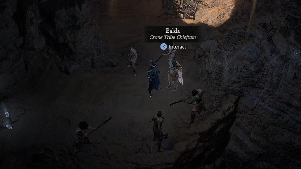 Ealda in the Wasting Hollow Dungeon in Diablo 4