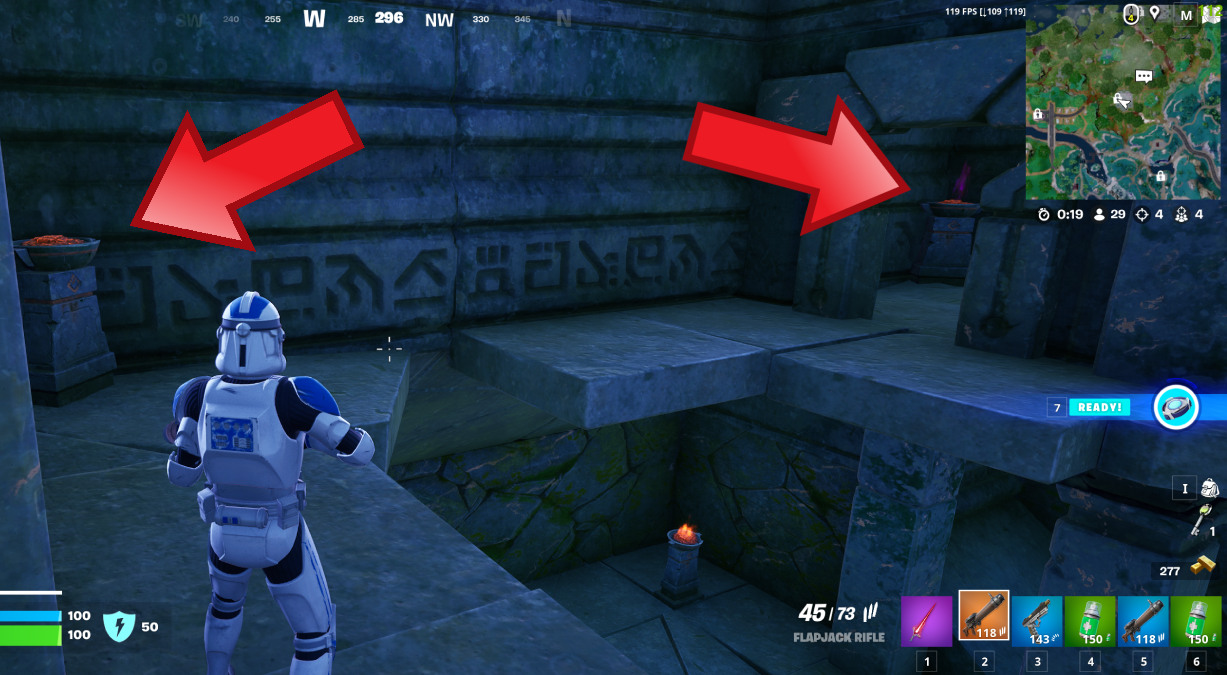 How to Solve Flame Puzzle in Fortnite Ruins