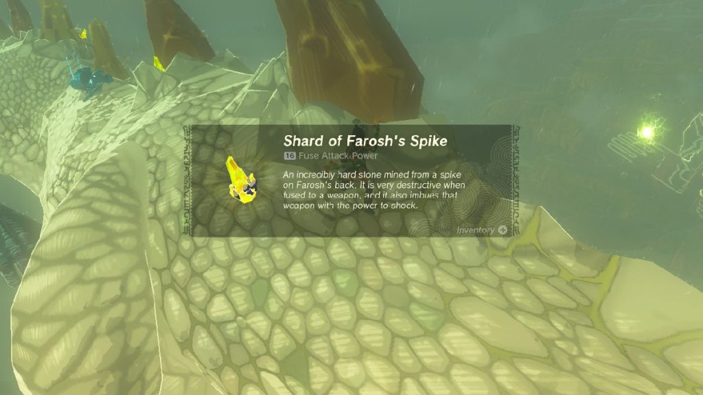 Shard of Farosh Spike Zelda TOTK