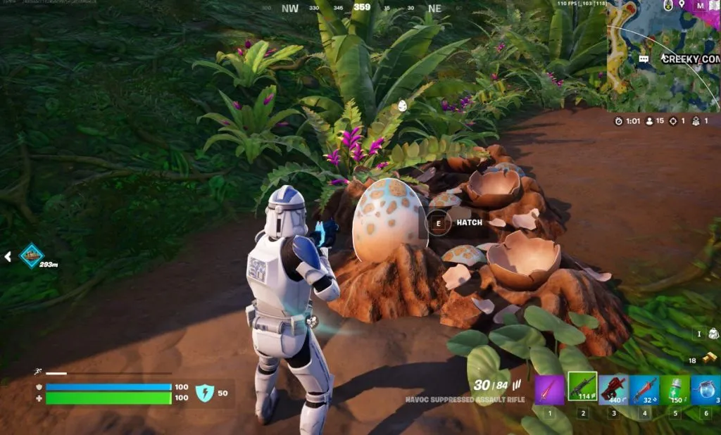 Where to Find a Raptor Egg in Fortnite Chapter 4 Season 3