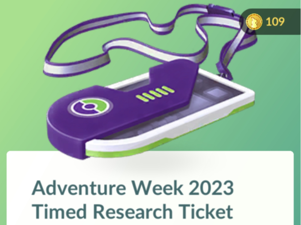 Adventure Week 2023 Timed Research Ticket