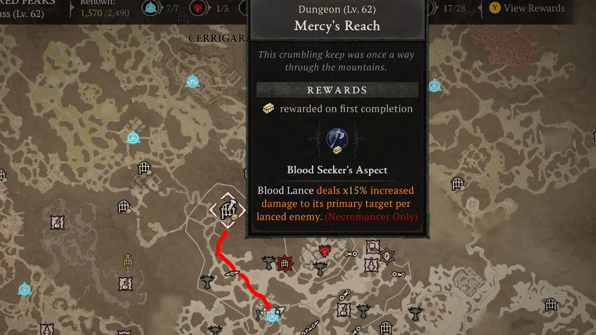 Mercys Reach Location Map Diablo 4