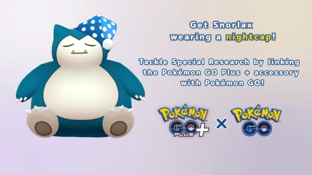 Pokemon GO Plus + Nightcap Snorlax