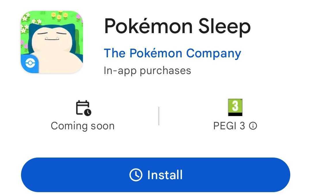 Pokemon Sleep Pre-Register on Android