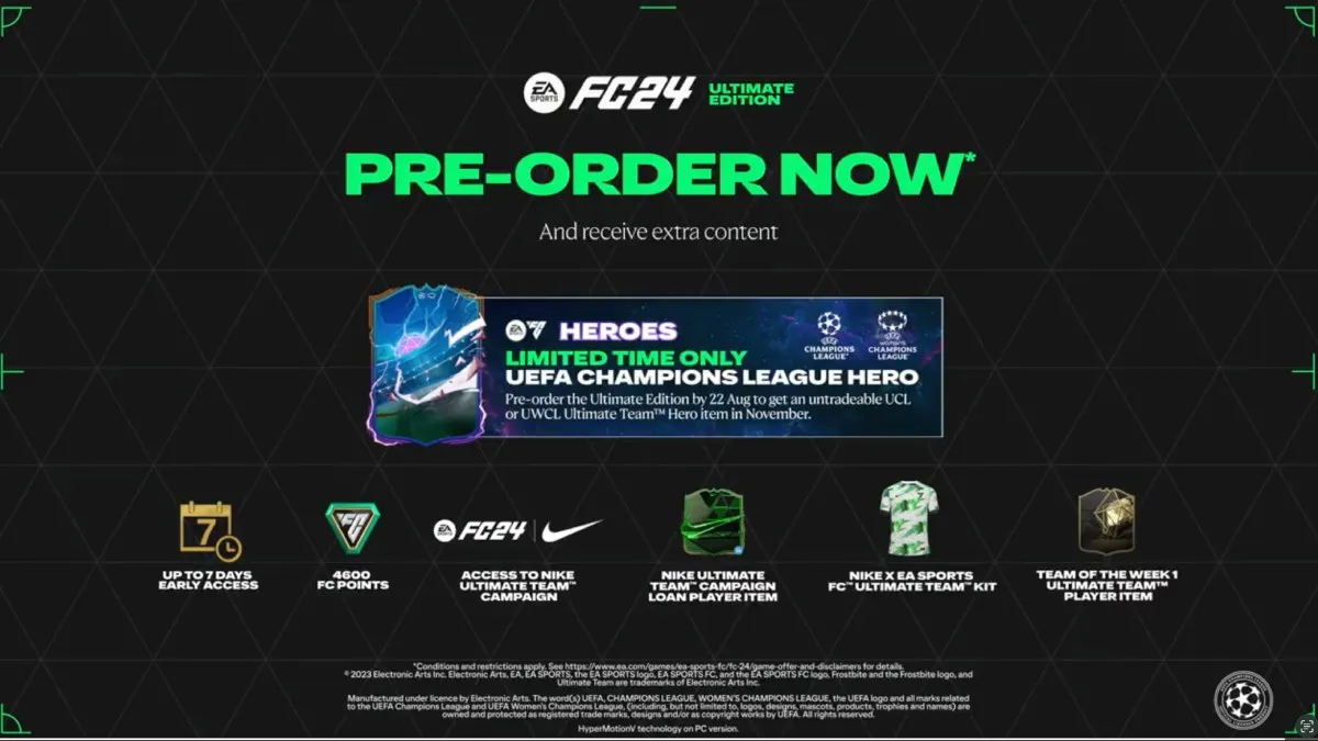 Pre-Order Bonus EA Sports FC 24