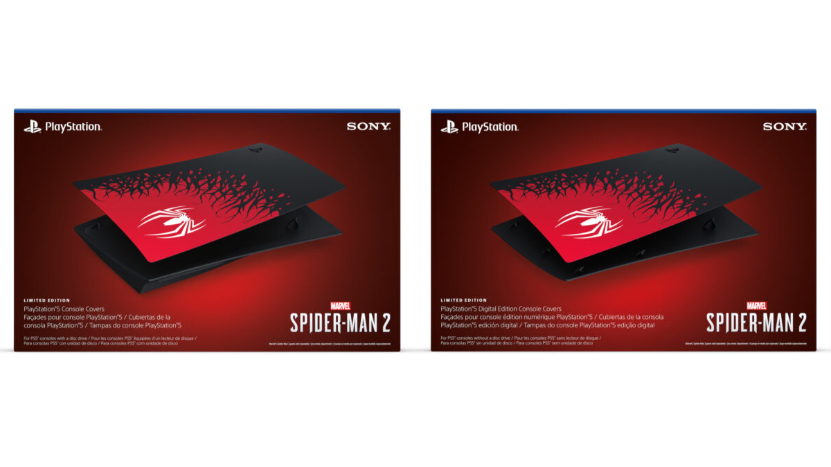 Spider-Man 2 Limited Edition PS5 Console Covers Disc & Digital