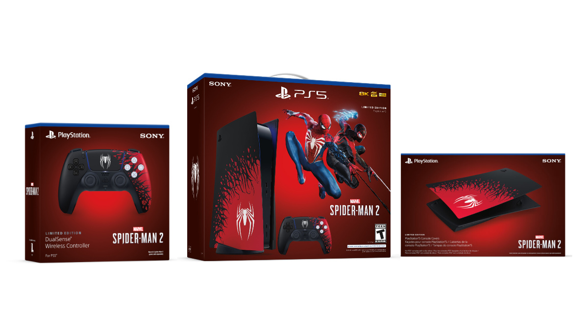 Spider-Man 2 PS5 Console, Controller & Plates Pre-Order