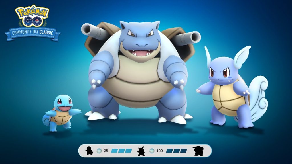 Squirtle Community Day Classsic Evolution
