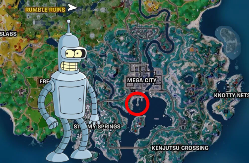Where to Find Bender NPC in Fortnite - Map Location