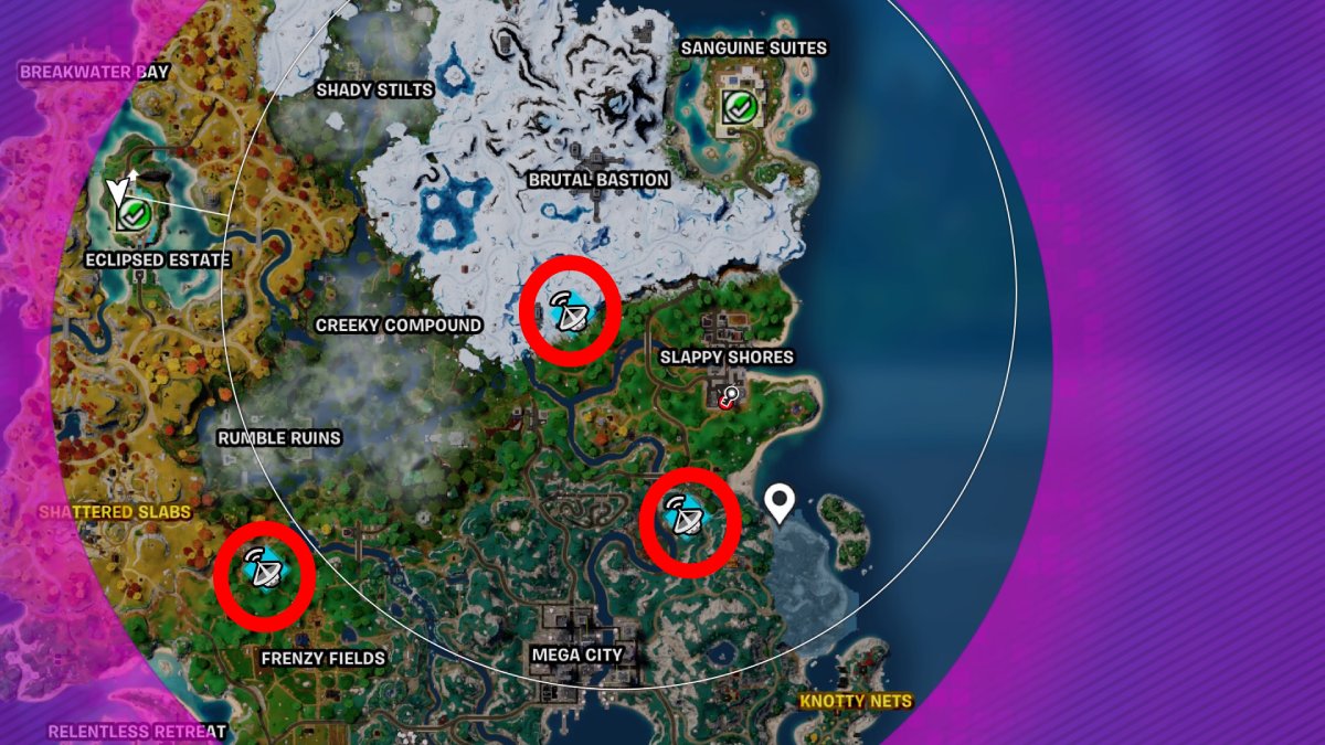 Fortnite Forecast Towers icons